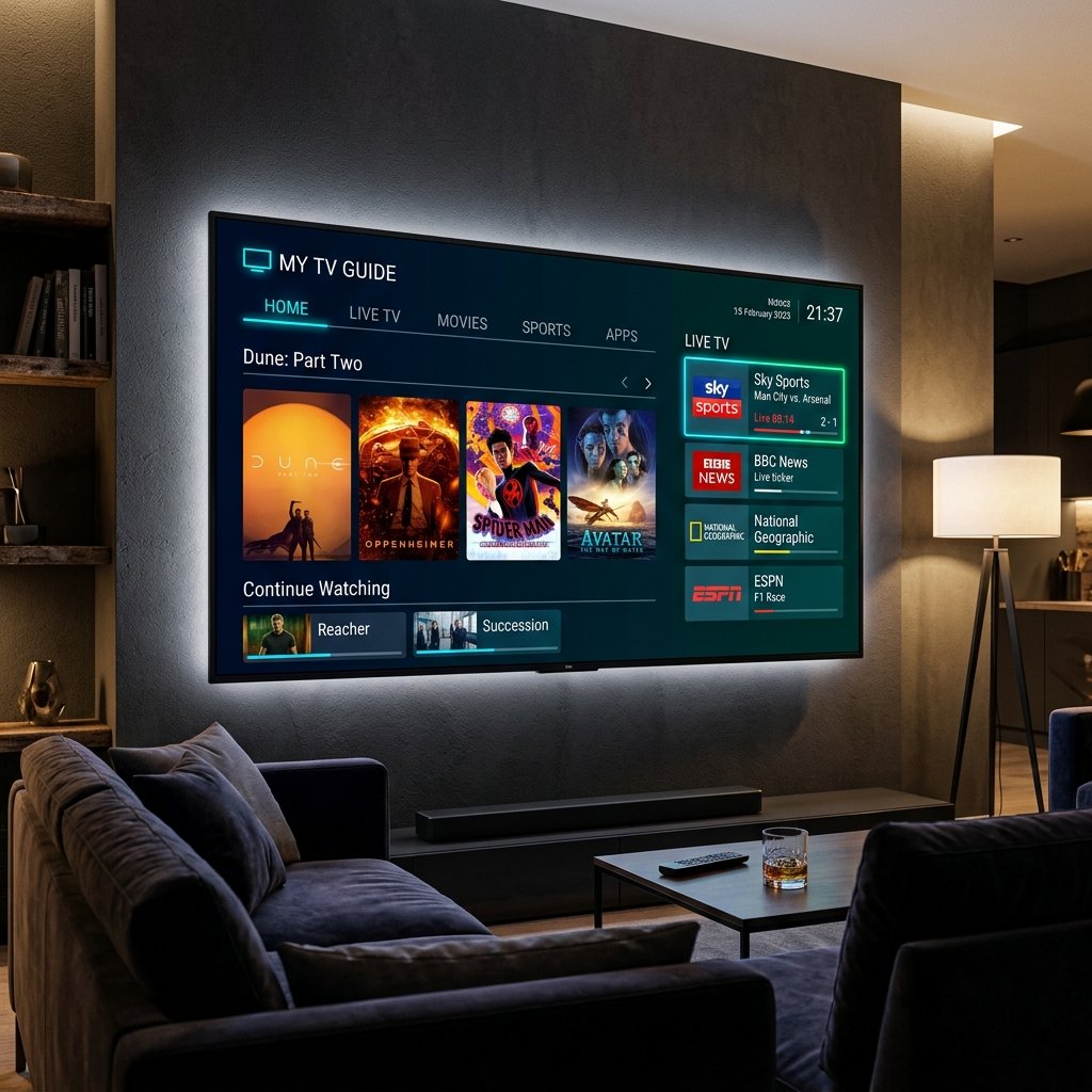 Smart TV com Teste IPTV